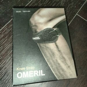 Omeril Black Knee Strap 2 Pack
